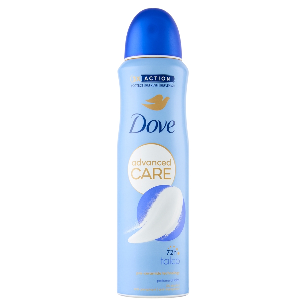 Dove advanced Care talco anti-perspirant 150 ml